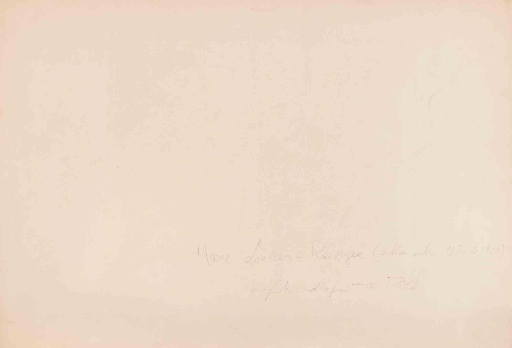 San Sebastián - Aguafuerte de Marie Louveau-Rouveyre - Principios del siglo XX en venta 1