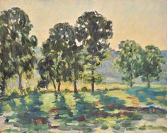 Sur de Francia, Marie Lucie Nessi, Mujer postimpresionista, Pintura al óleo, 1960