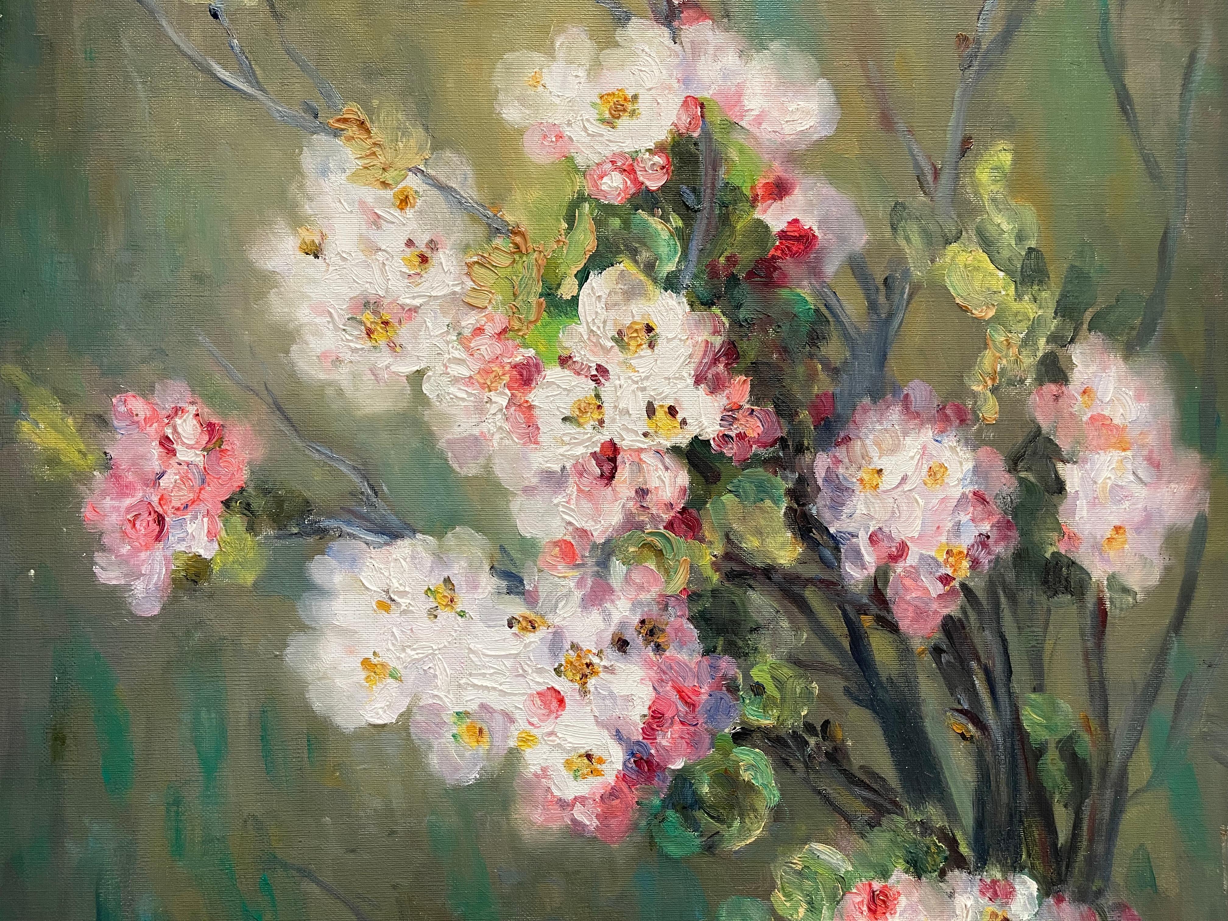 Marie-madeleine De Rasky - Cherry Blossom Branch In Good Condition For Sale In Beaune, FR