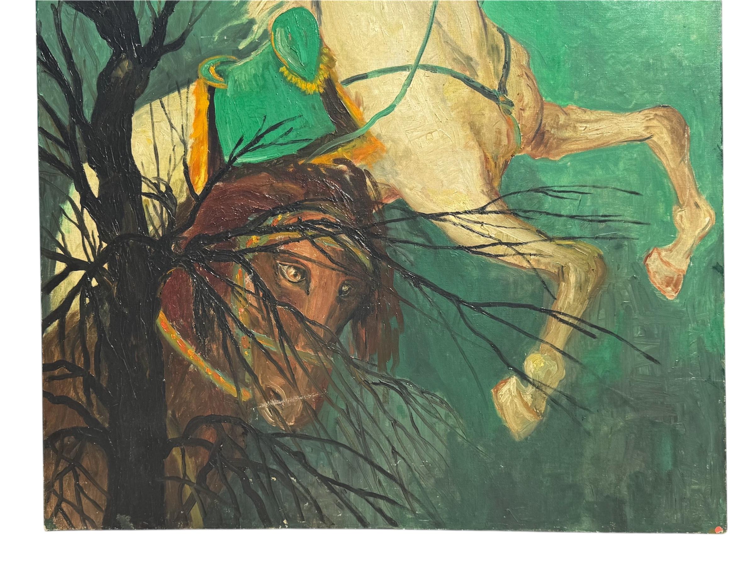 20ième siècle Marie-madeleine De Rasky - The Inspired Horse en vente