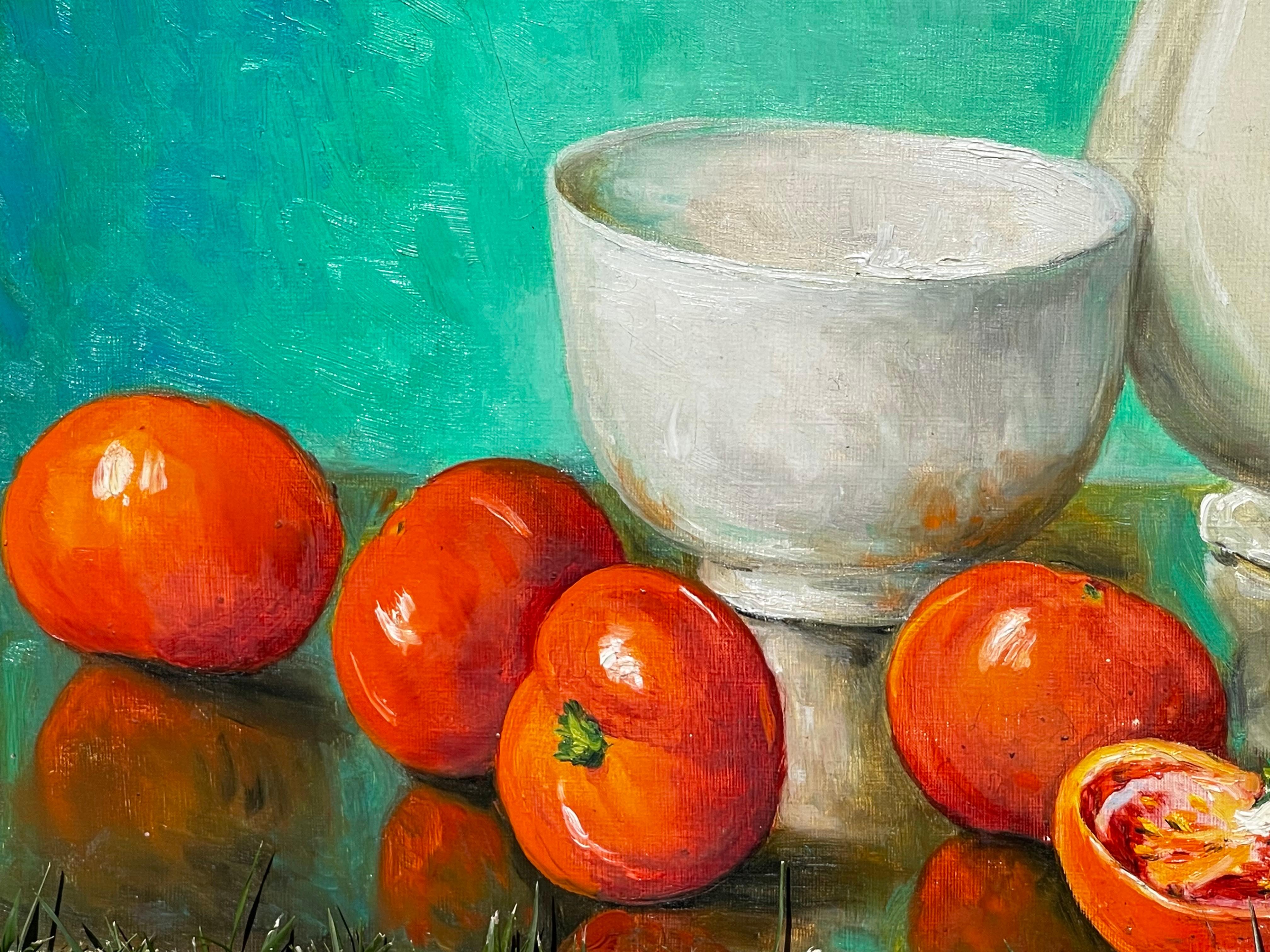 French Marie-madeleine De Rasky - Tomatoes And Pot For Sale