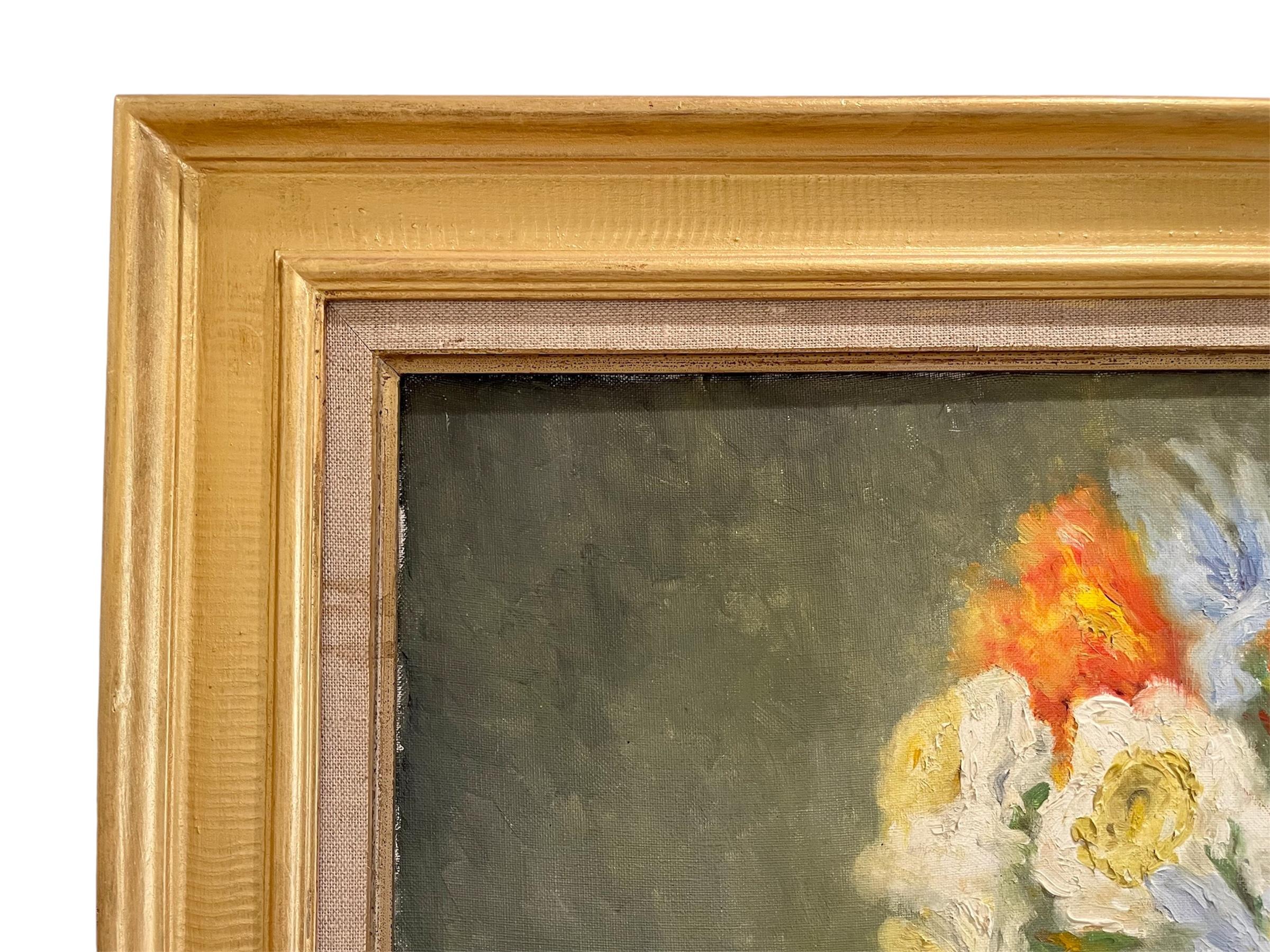 Marie-madeleine De Rasky - Tulips In A Vase For Sale 7