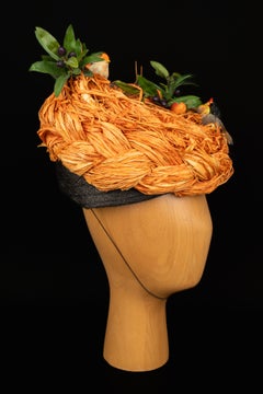 Marie Mercié 'bird nest' hat by Marie Mercié circa 1990-2000