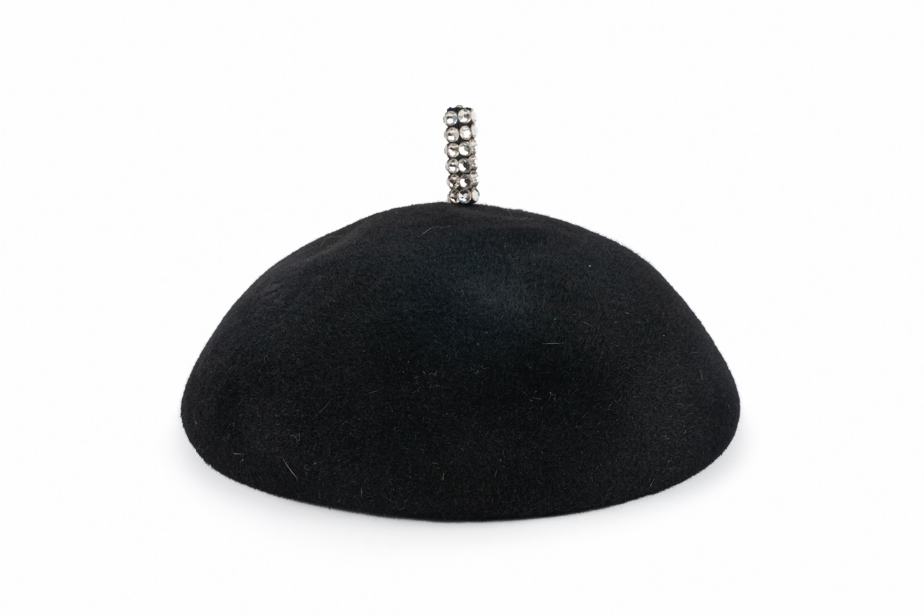 Marie Mercié black fascinator hat