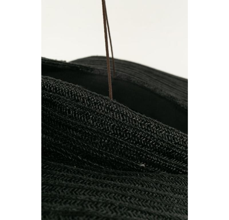 Cappello/capelli di paglia Mary Mercié Black in vendita 1