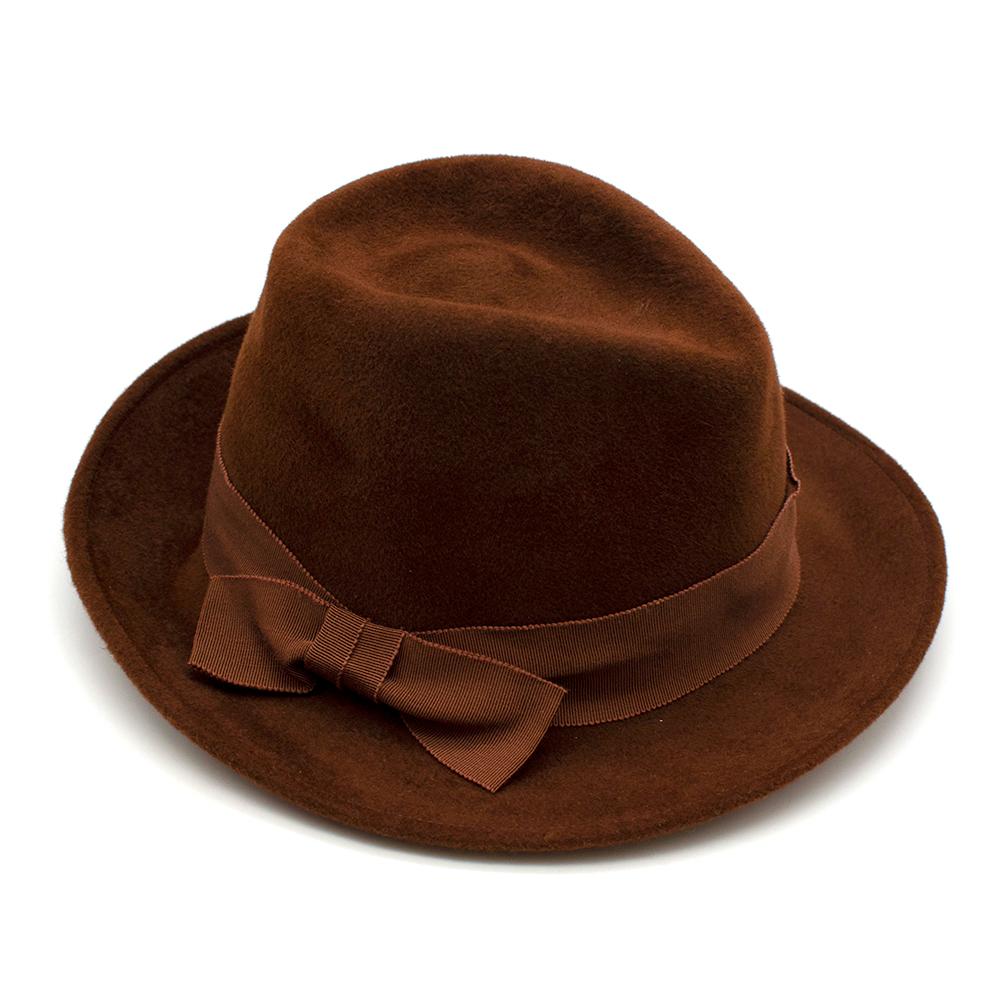 Women's or Men's Marie Mercie Brown Felt Hat 