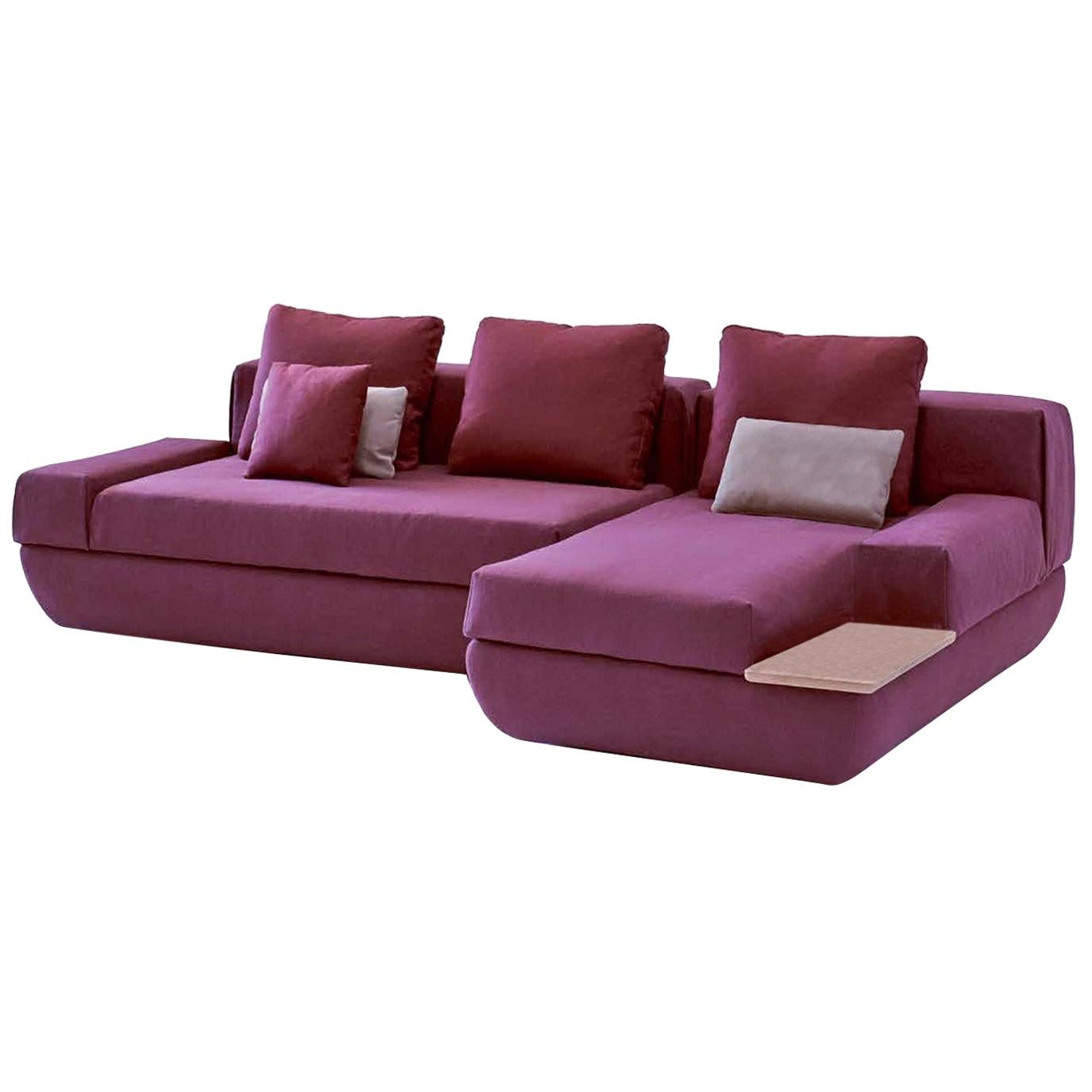 Baco Ivory Chaise Lounge by Sara Ferrari For Sale at 1stDibs