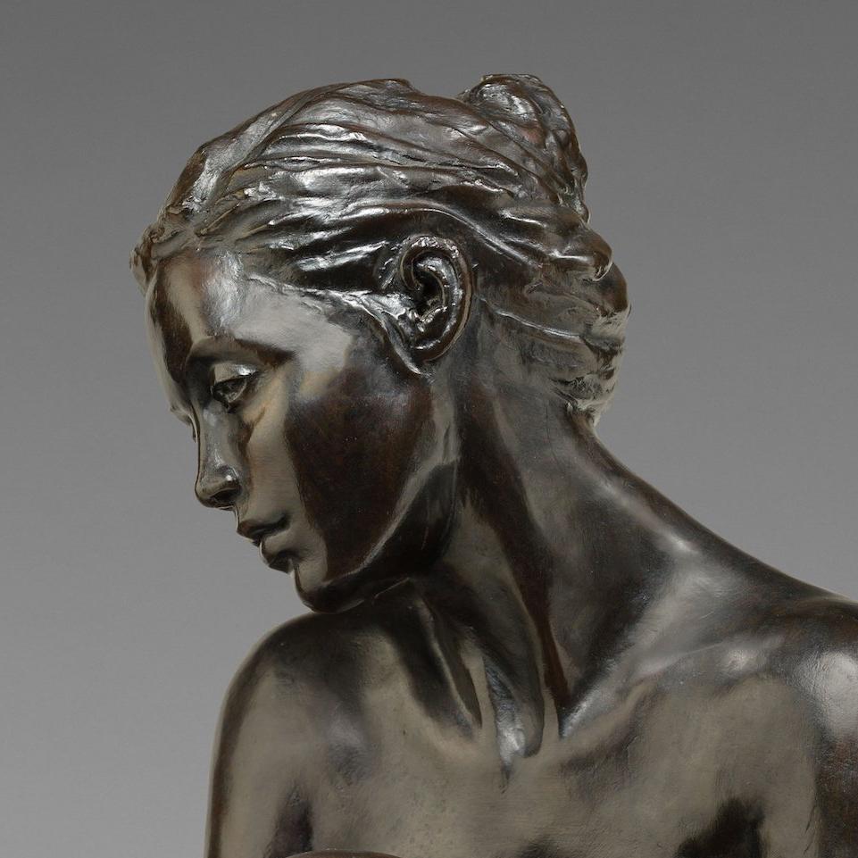 Mélancolie - Sculpture by Marie-Paule Deville-Chabrolle
