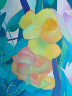 French Contemporary Art by M.-P. Autonne - Blue Dream