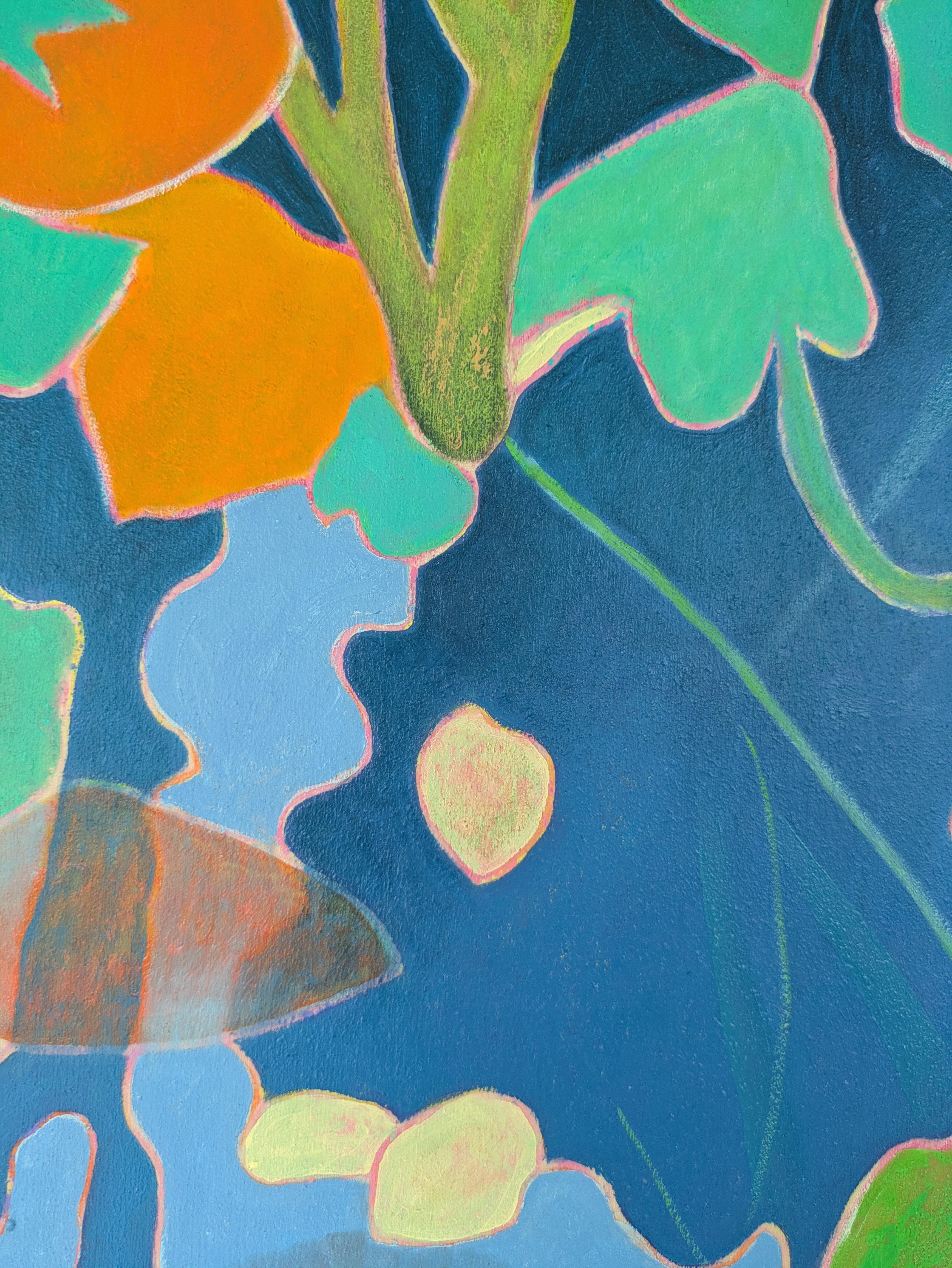 Acrylique et huile sur panneau de bois 

Marie-Pierre Autonne est une artiste française née en 1960 qui vit et travaille à Angers, en France. Elle a étudié à Penninghen, à Paris, en France. Elle a travaillé pendant plusieurs années comme graphiste.
