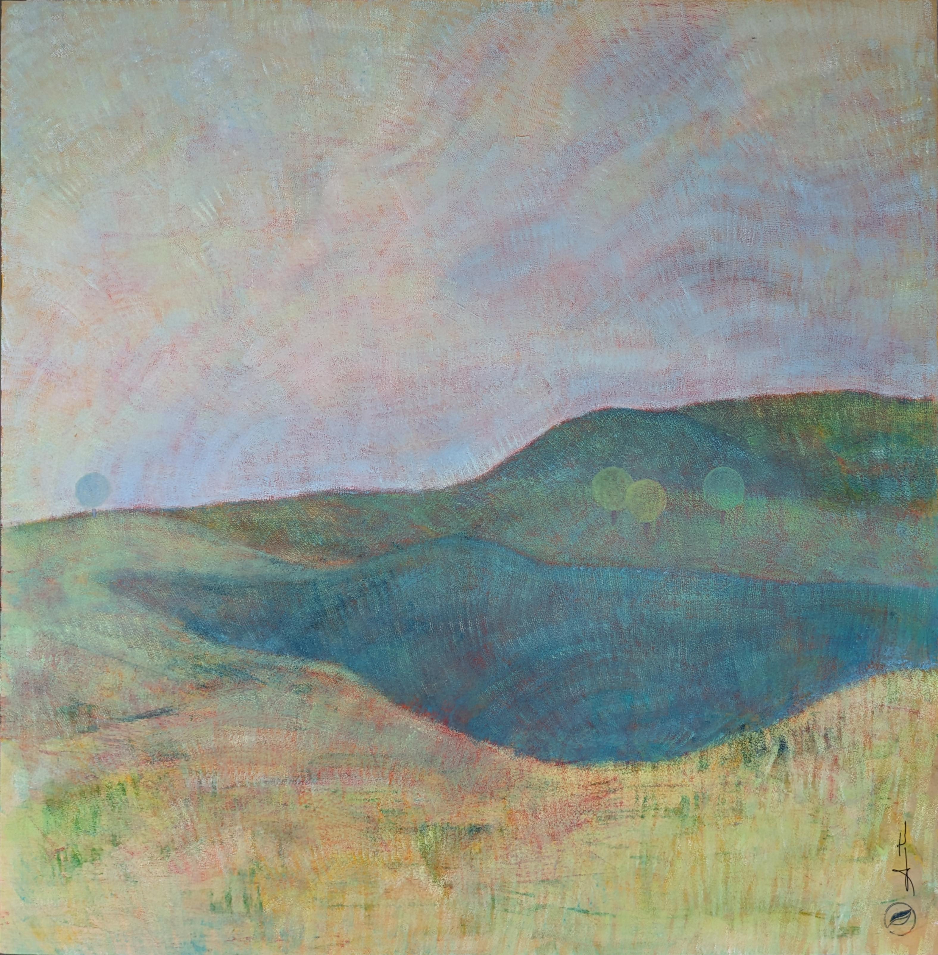 Arte contemporáneo francés de M.-P. Autonne - La Patience des Arbres en venta 2