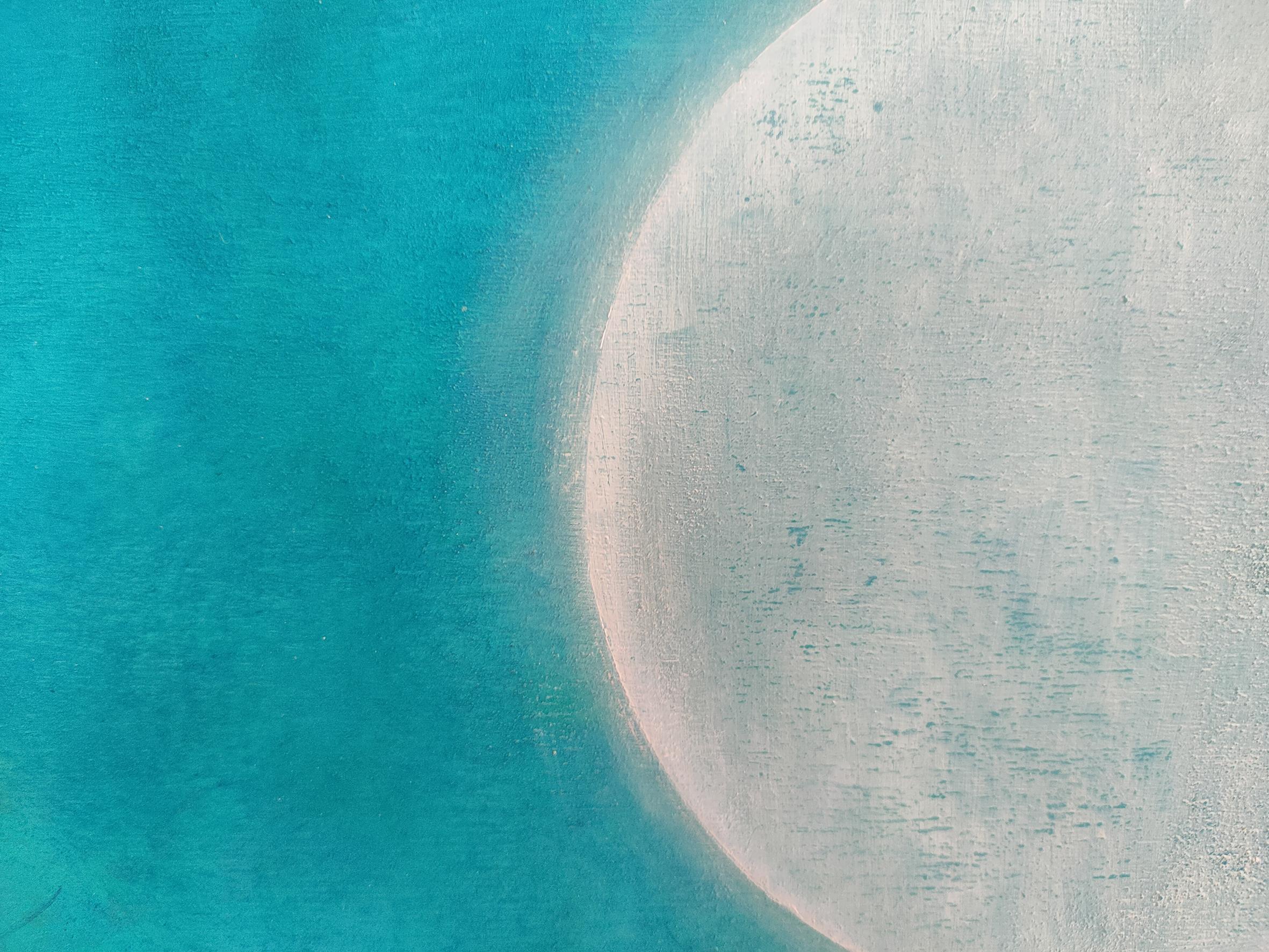 Arte contemporanea francese di M.-P. Autonne - La Sérénité de la Lune - Painting di Marie-Pierre Autonne