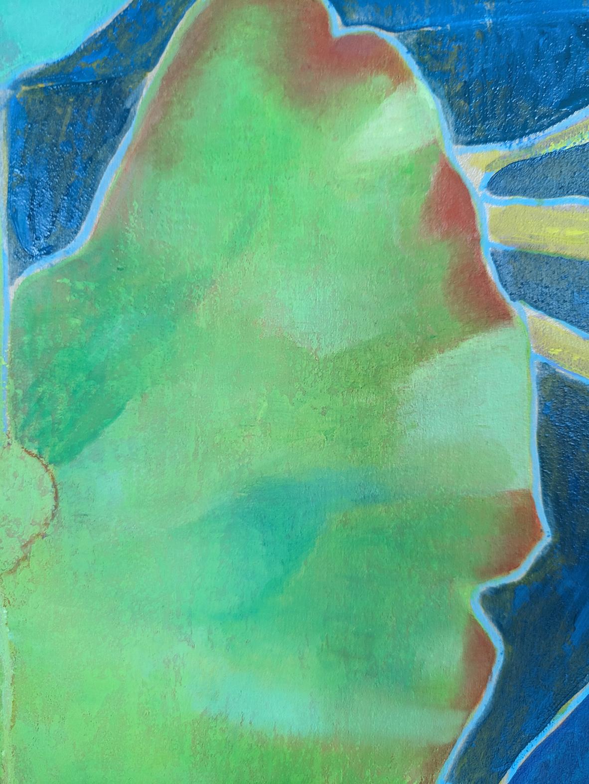 Arte contemporáneo francés de M.-P. Autonne - La Valse des Nénuphars - Painting Contemporáneo de Marie-Pierre Autonne
