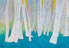 Arte contemporáneo francés de M.-P. Autonne - Le Blanc des Bouleaux