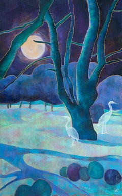 Arte contemporanea francese di M.-P. Autonne - Le vert de la lune