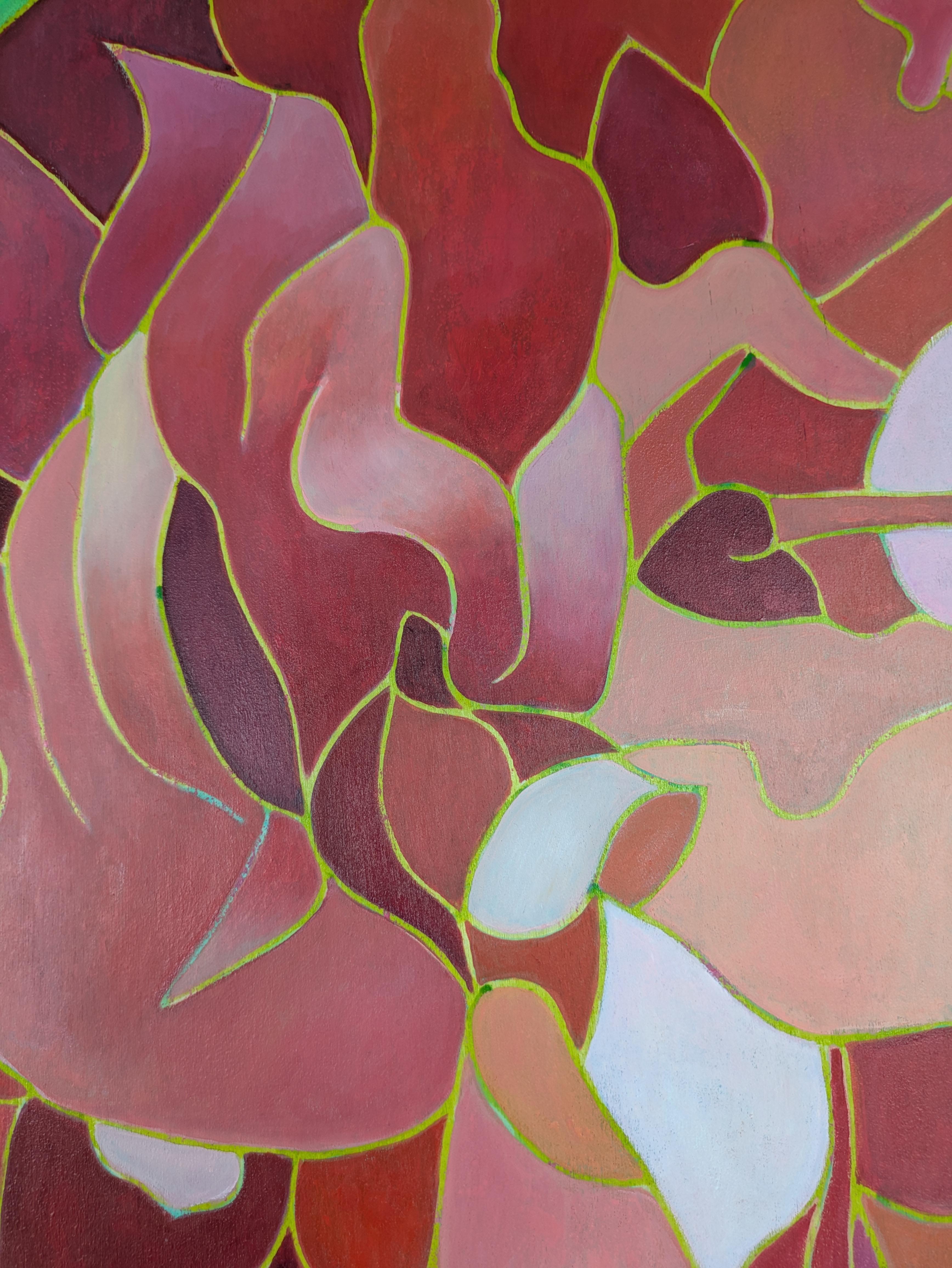 Arte contemporáneo francés de M.-P. Autonne - Les Roses des Pivoines en venta 1