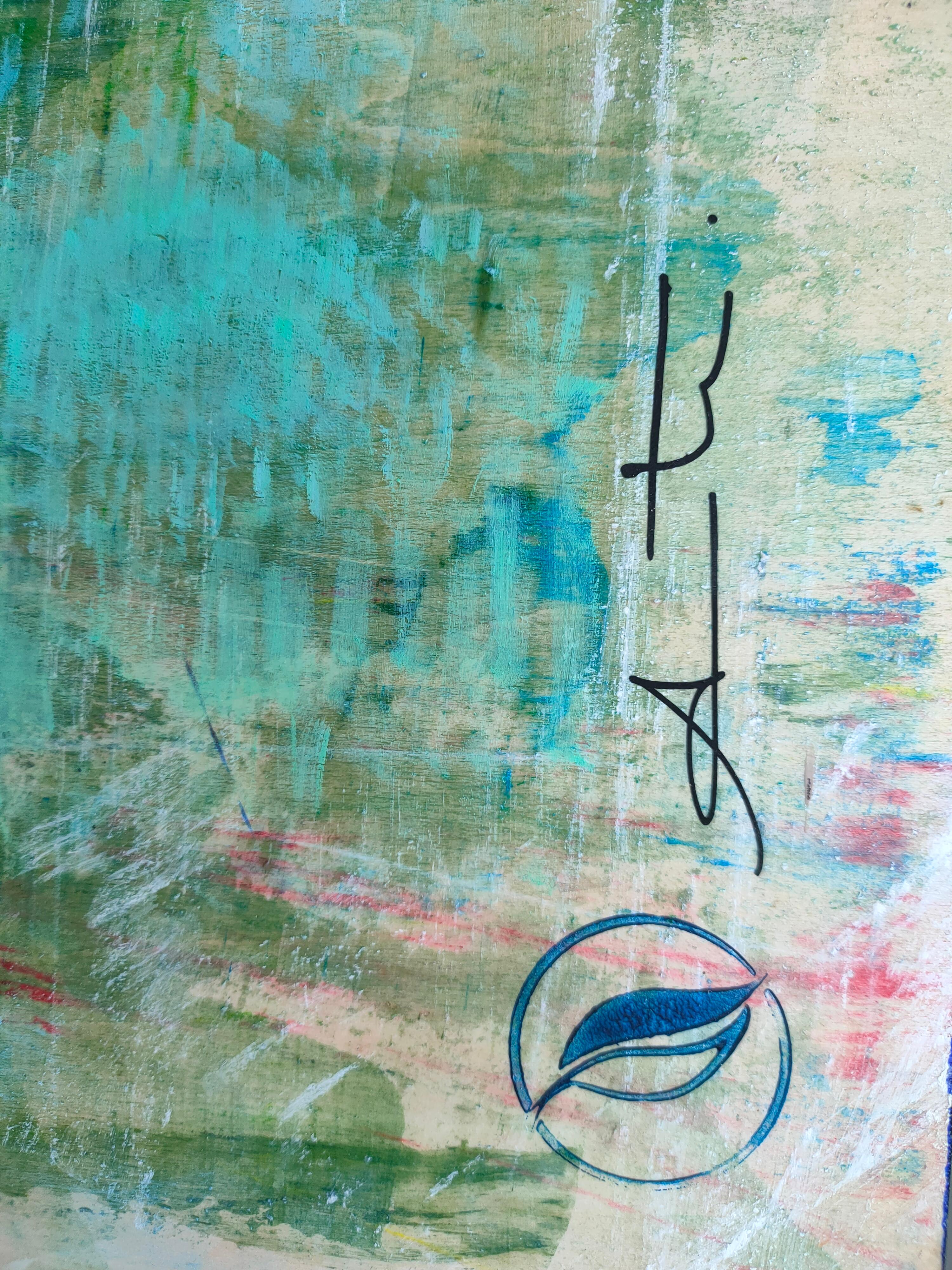 Arte contemporáneo francés de M.-P. Autonne - Temps Incertain - Painting Contemporáneo de Marie-Pierre Autonne