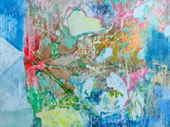 Zeitgenössische französische Kunst von Marie-Pierre Autonne - Le Bleu du Printemps