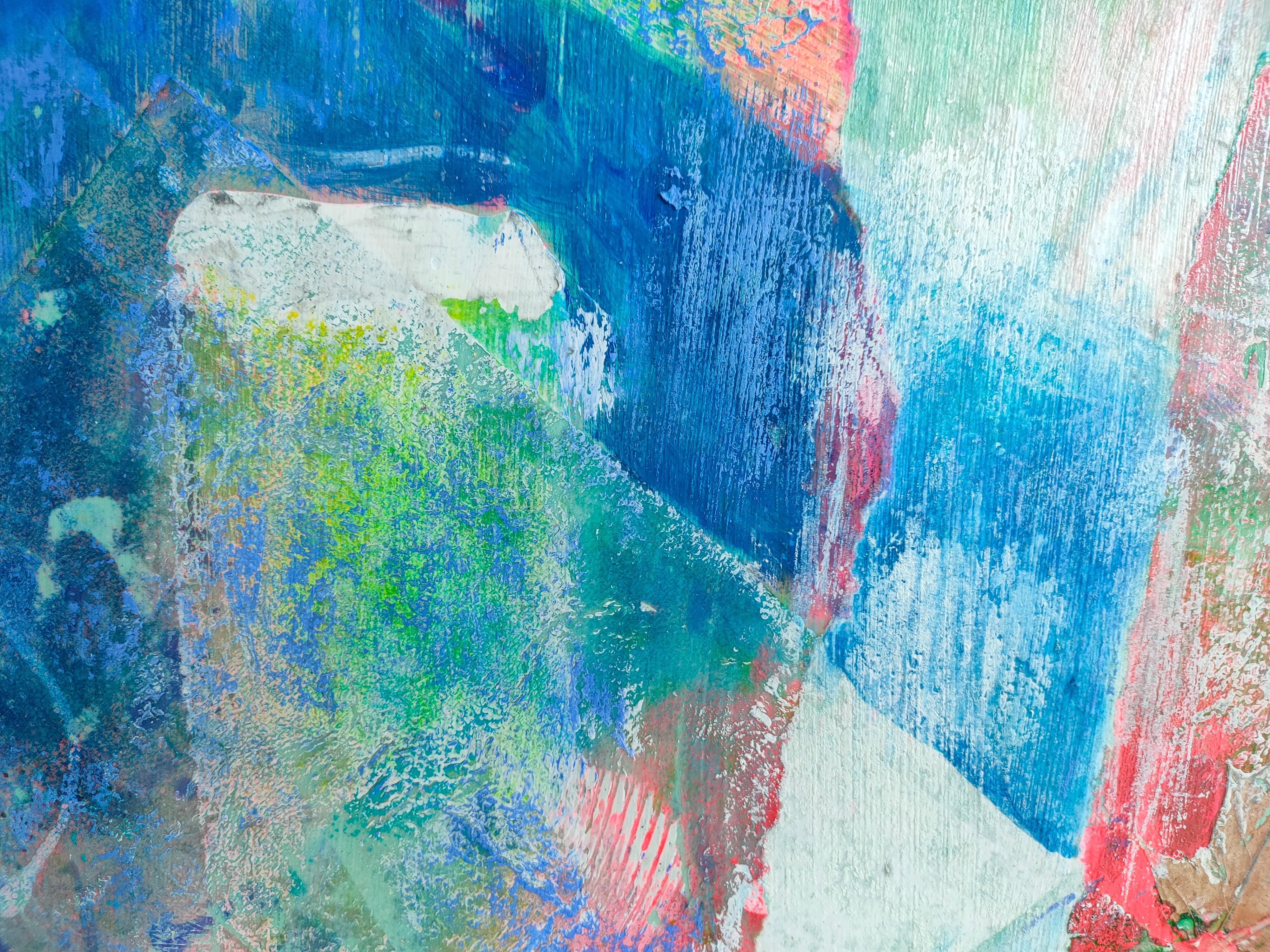Arte contemporanea francese di Marie-Pierre Autonne - Le Bleu du Printemps in vendita 2