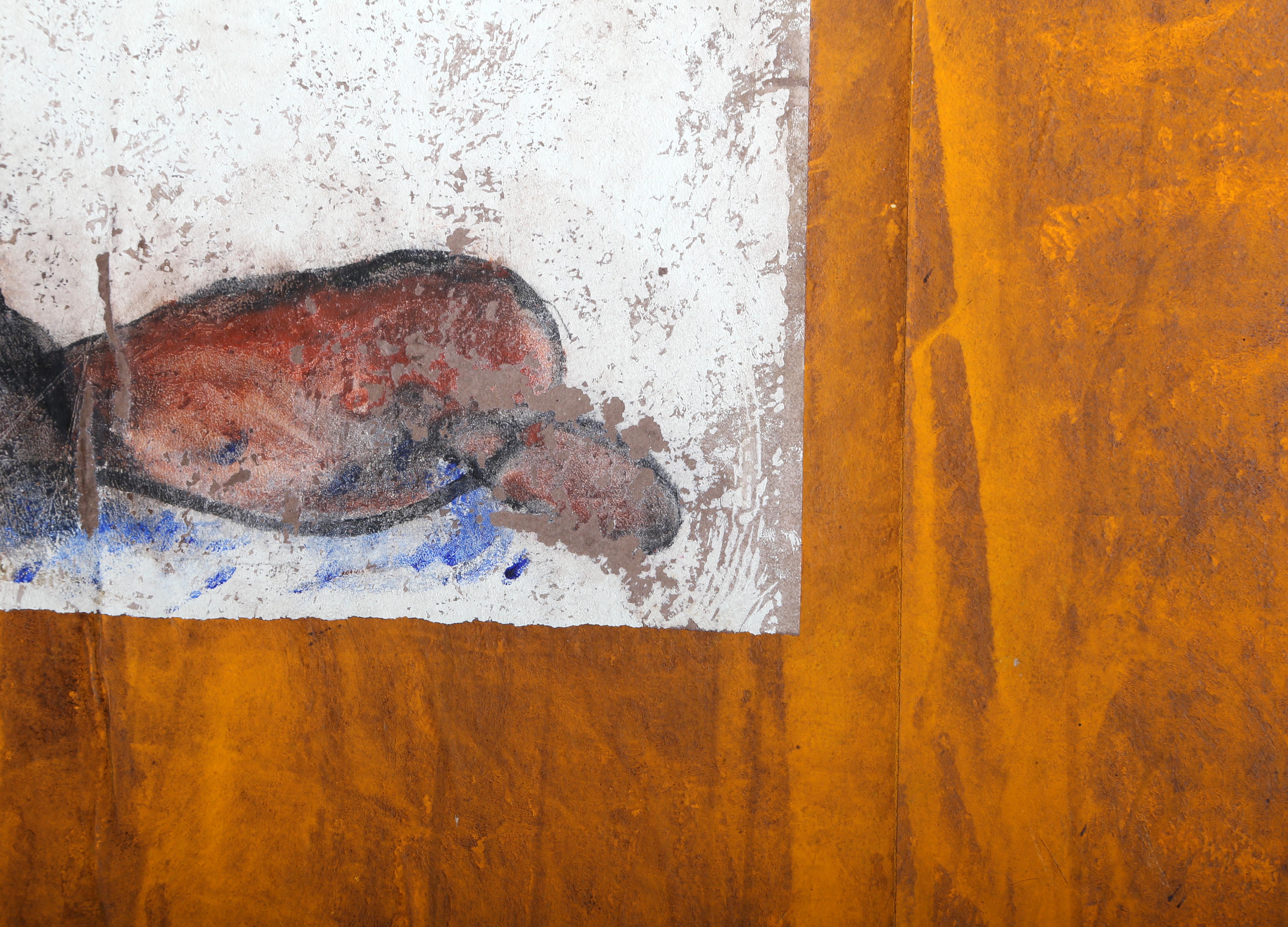 La Sortie, peinture à l'huile abstraite sur toile de Pierre Marie Brisson en vente 2