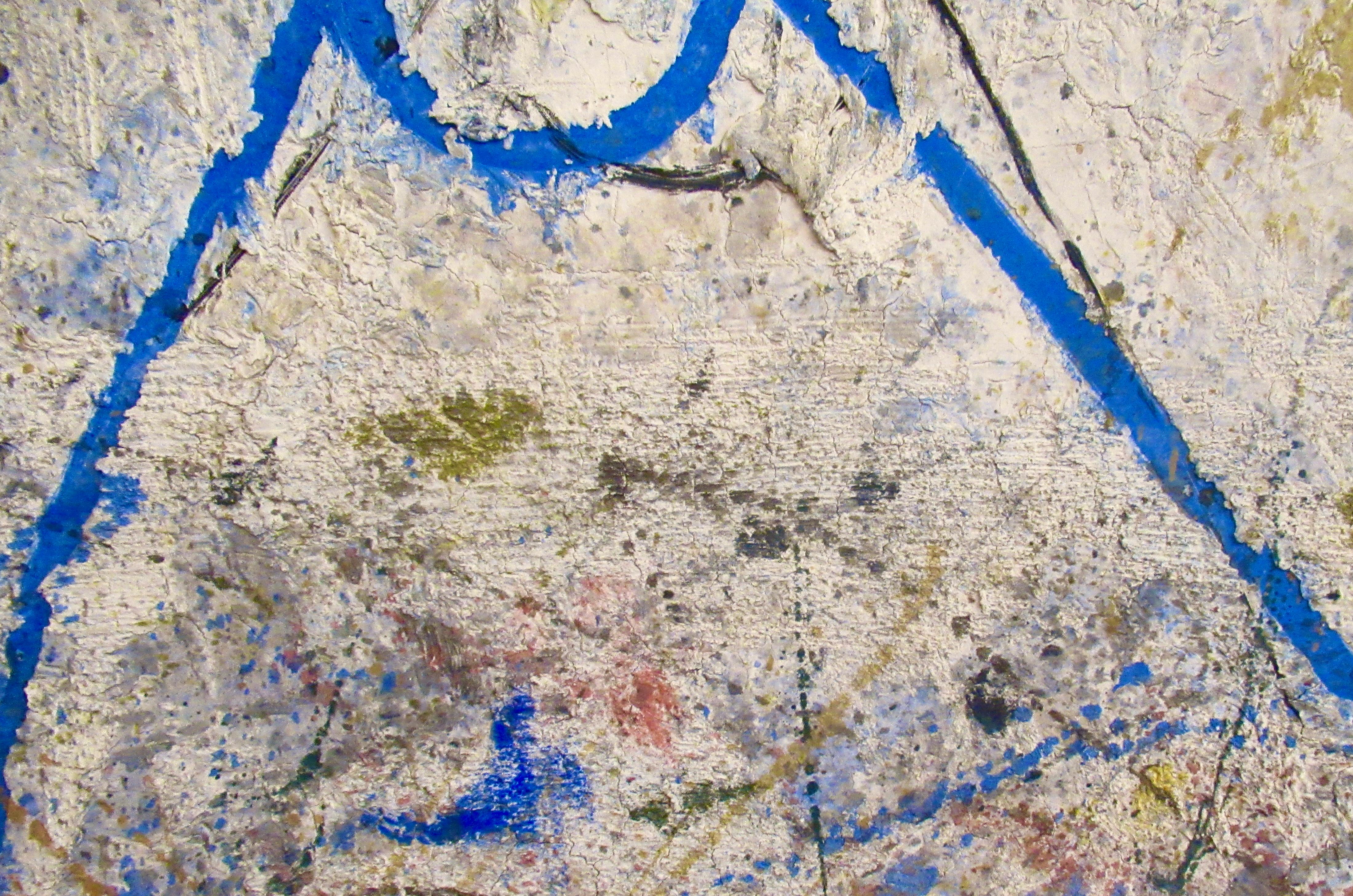 Le Danseur Bleu (Very Large triptych) For Sale 1