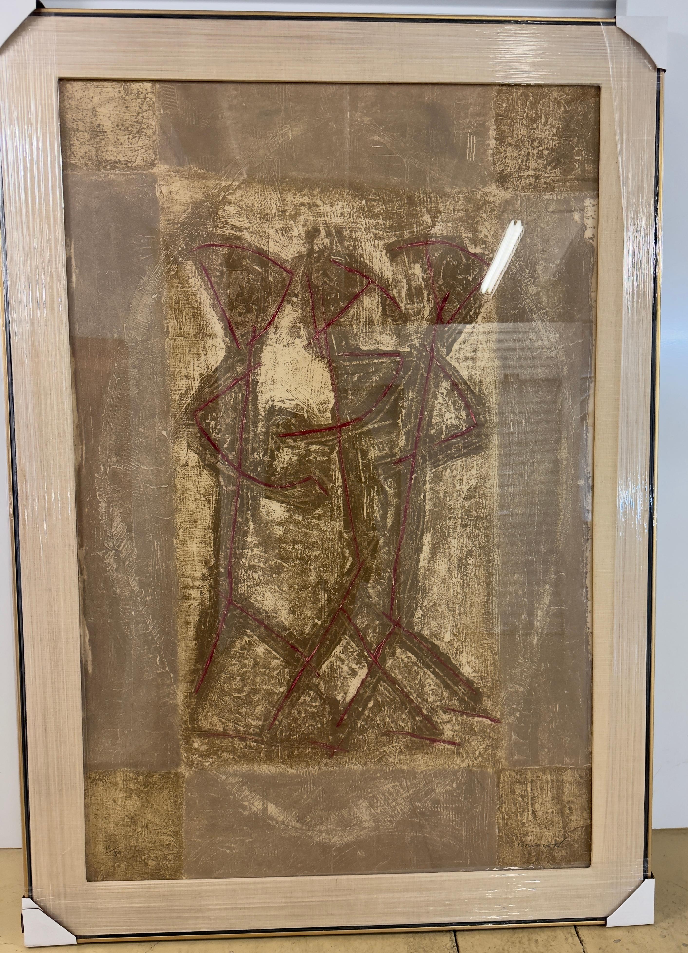  Carborundum Etching, artist signed edition 10/30, 60
