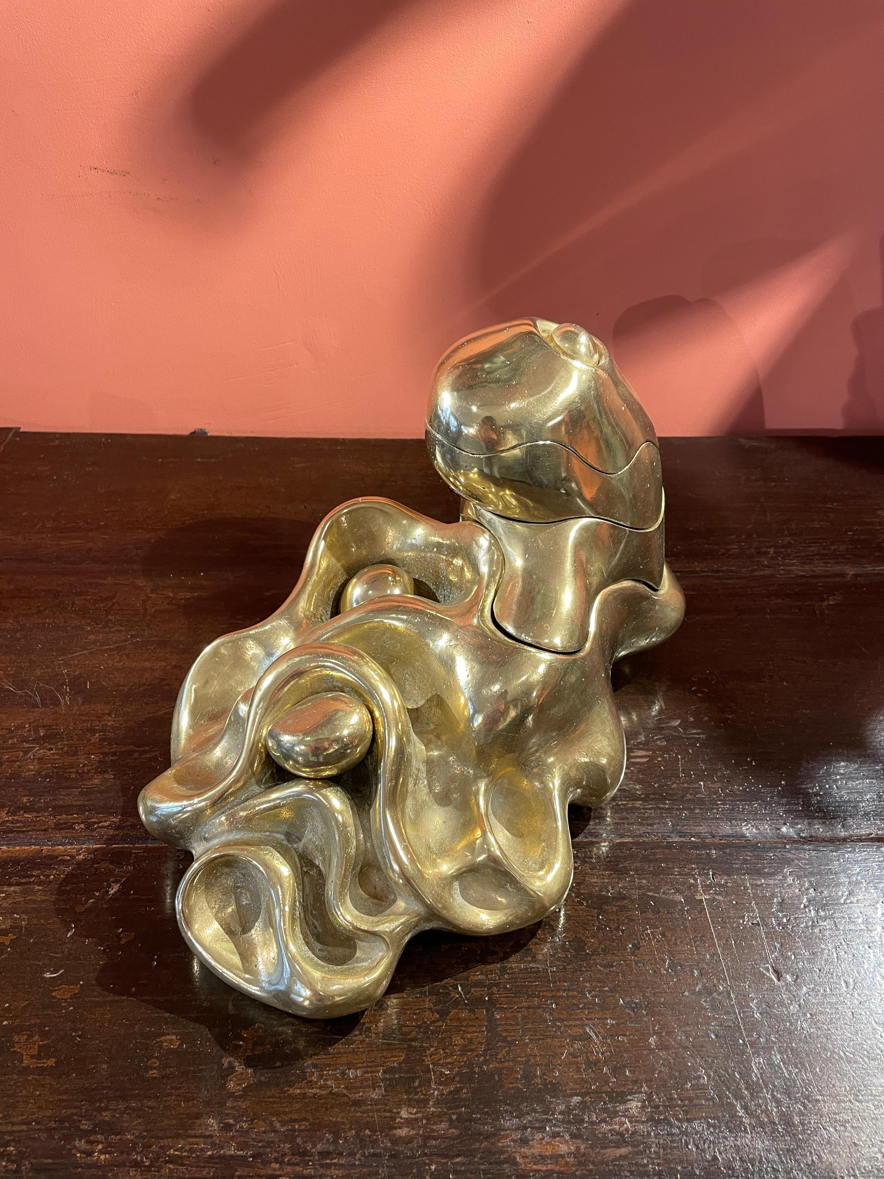 Marie Pierre Thiebaud, Goldbronze-Bronze im Zustand „Gut“ im Angebot in Saint-Ouen, FR
