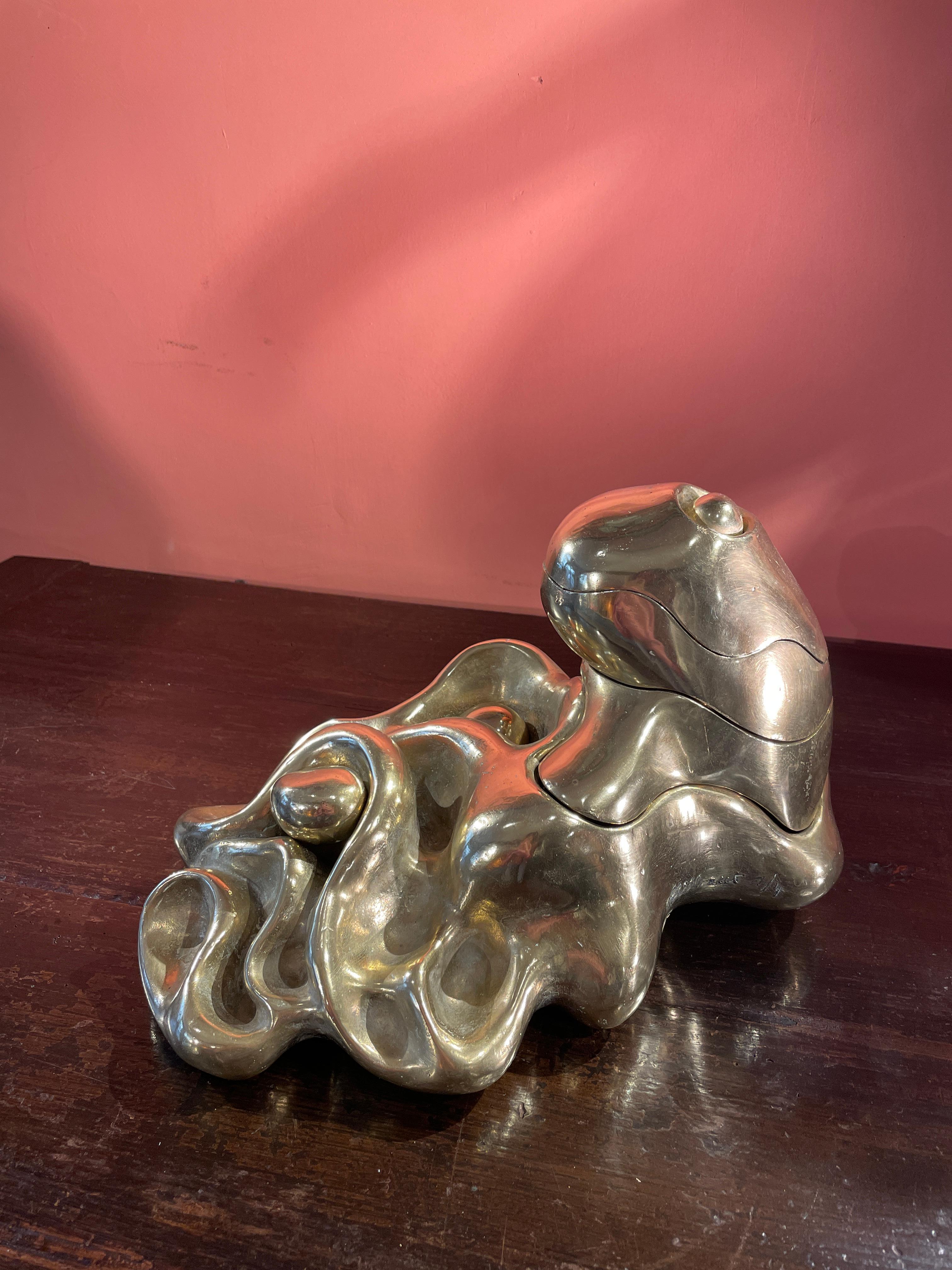 Marie Pierre Thiebaud, Golden Bronze In Good Condition For Sale In Saint-Ouen, FR