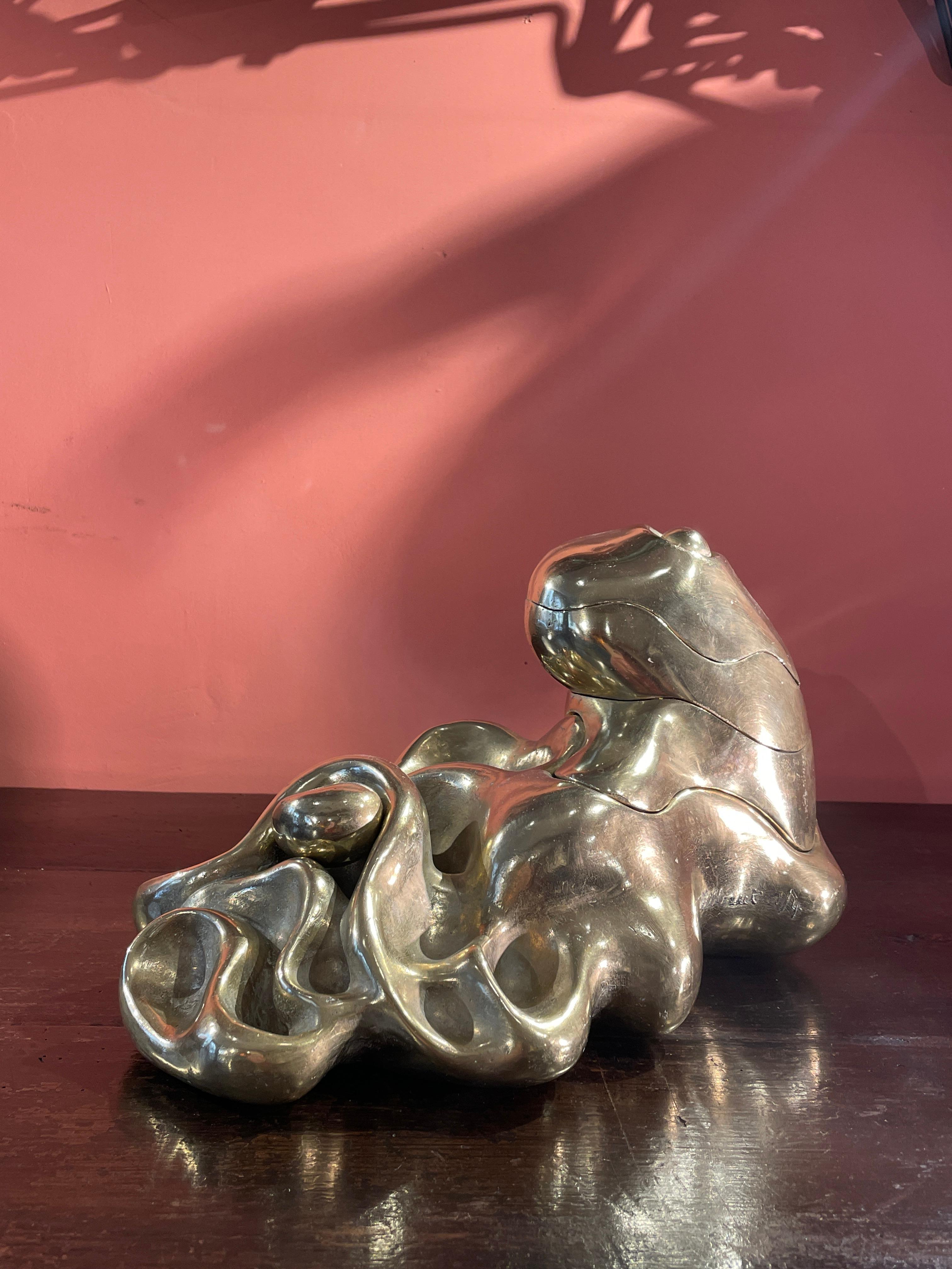 Marie Pierre Thiebaud, Golden Bronze For Sale 3