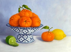 Citrus Zest-original contemporary artwork-realism still life oil painting - art