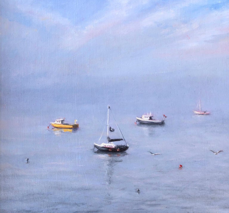 Marie Robinson, Afternoon Calm, Original Seascape Painting, Affordable Art For Sale 1