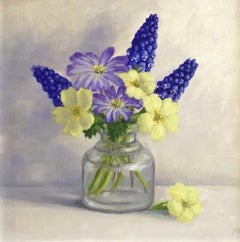 Marie Robinson, Spring Posy, Original Still Life Painting, Floral Art