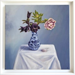 Signs of Spring, Original Still Life Painting, Traditional Floral Artwork