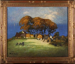 Landschaft der Bretagne in Frankreich