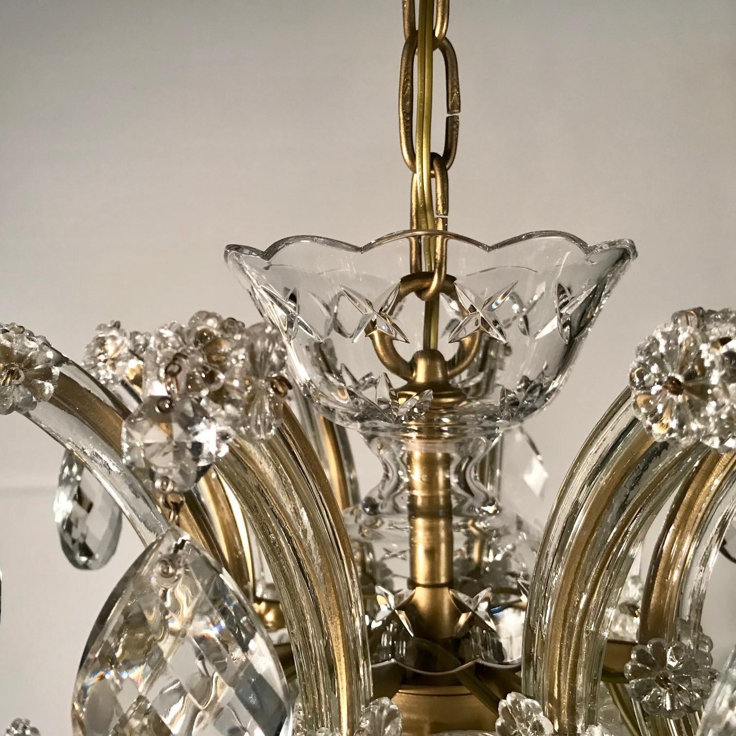 Crystal Marie-Therese 24 Light Chandelier For Sale