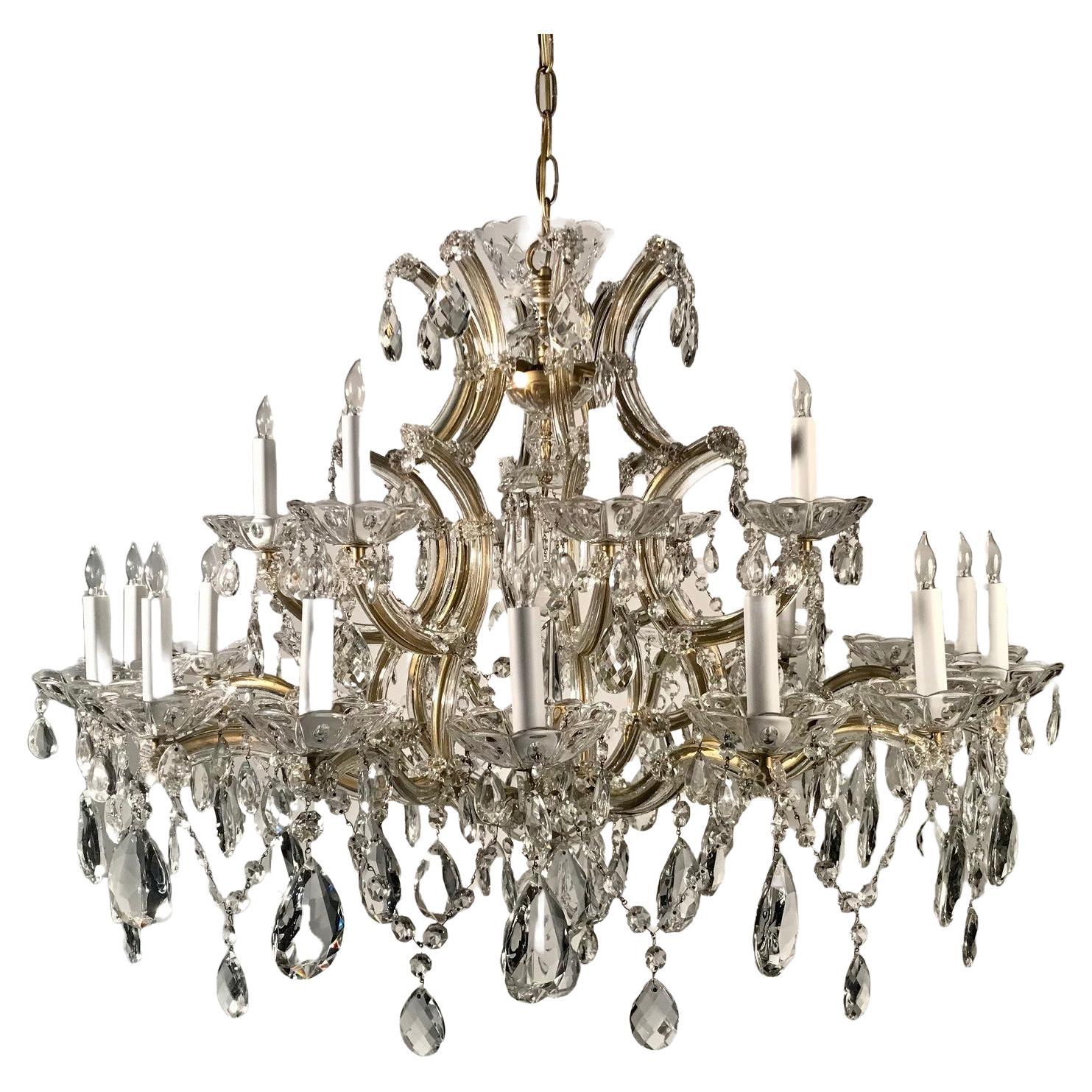 Marie-Therese 24 Light Chandelier For Sale