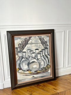 Marie-Thérèse Bourrat, Brasserie Georges, Lyon, 1994, óleo sobre lienzo