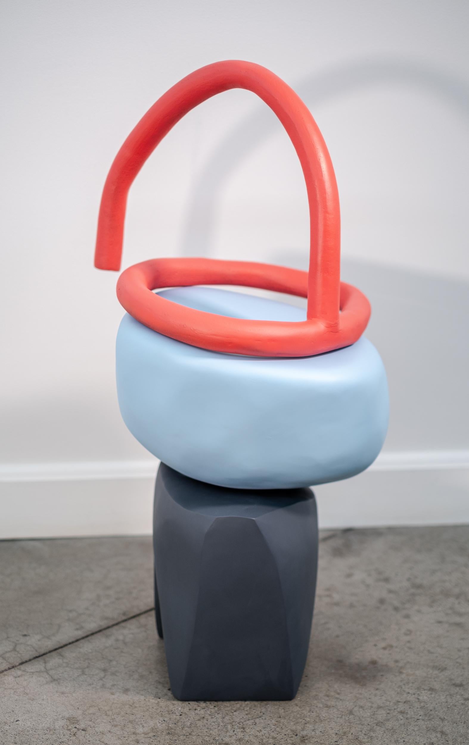 Corps Étrangers (Corpi stranieri) - scultura minimale, moderna, in ceramica e resina - Sculpture Contemporaneo di Marie-Ève Fréchette