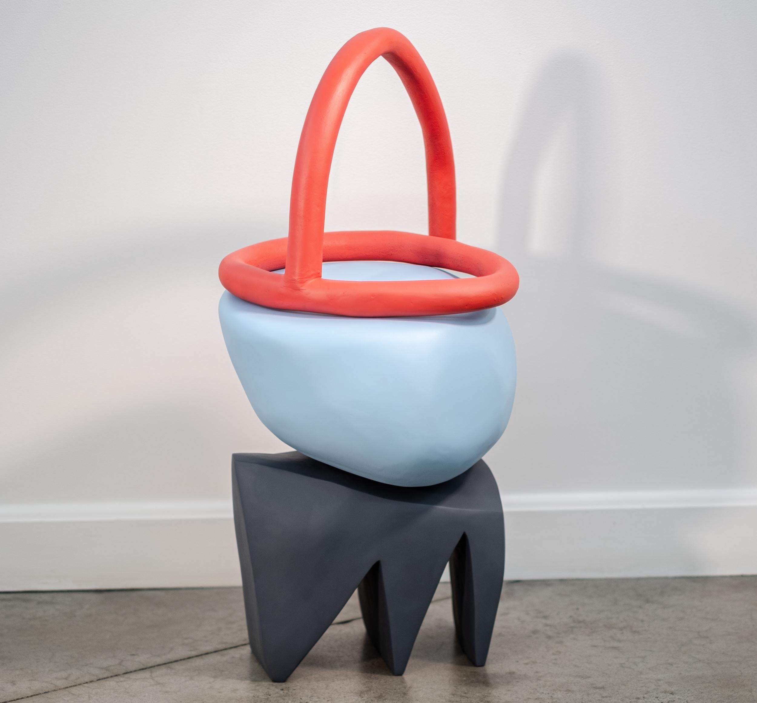 Corps Étrangers (Corpi stranieri) - scultura minimale, moderna, in ceramica e resina in vendita 1