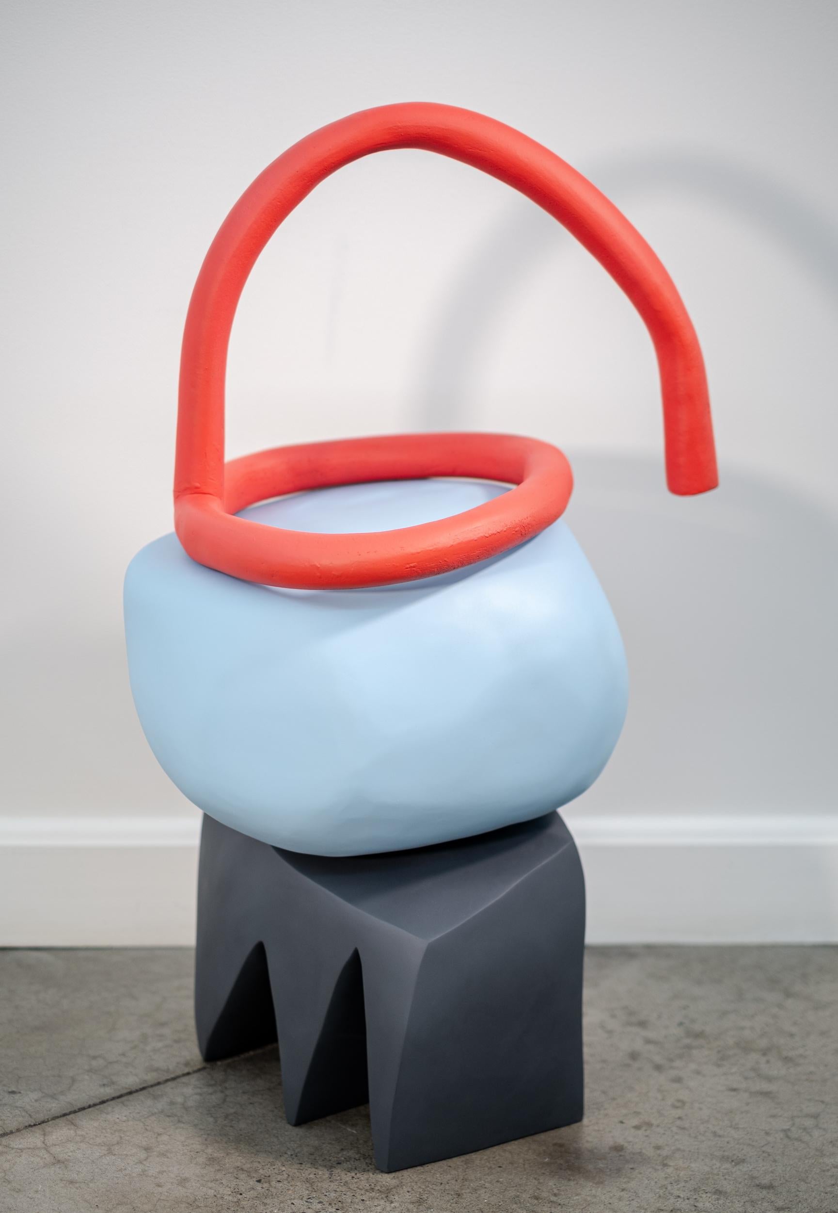 Corps Étrangers (Corpi stranieri) - scultura minimale, moderna, in ceramica e resina in vendita 2