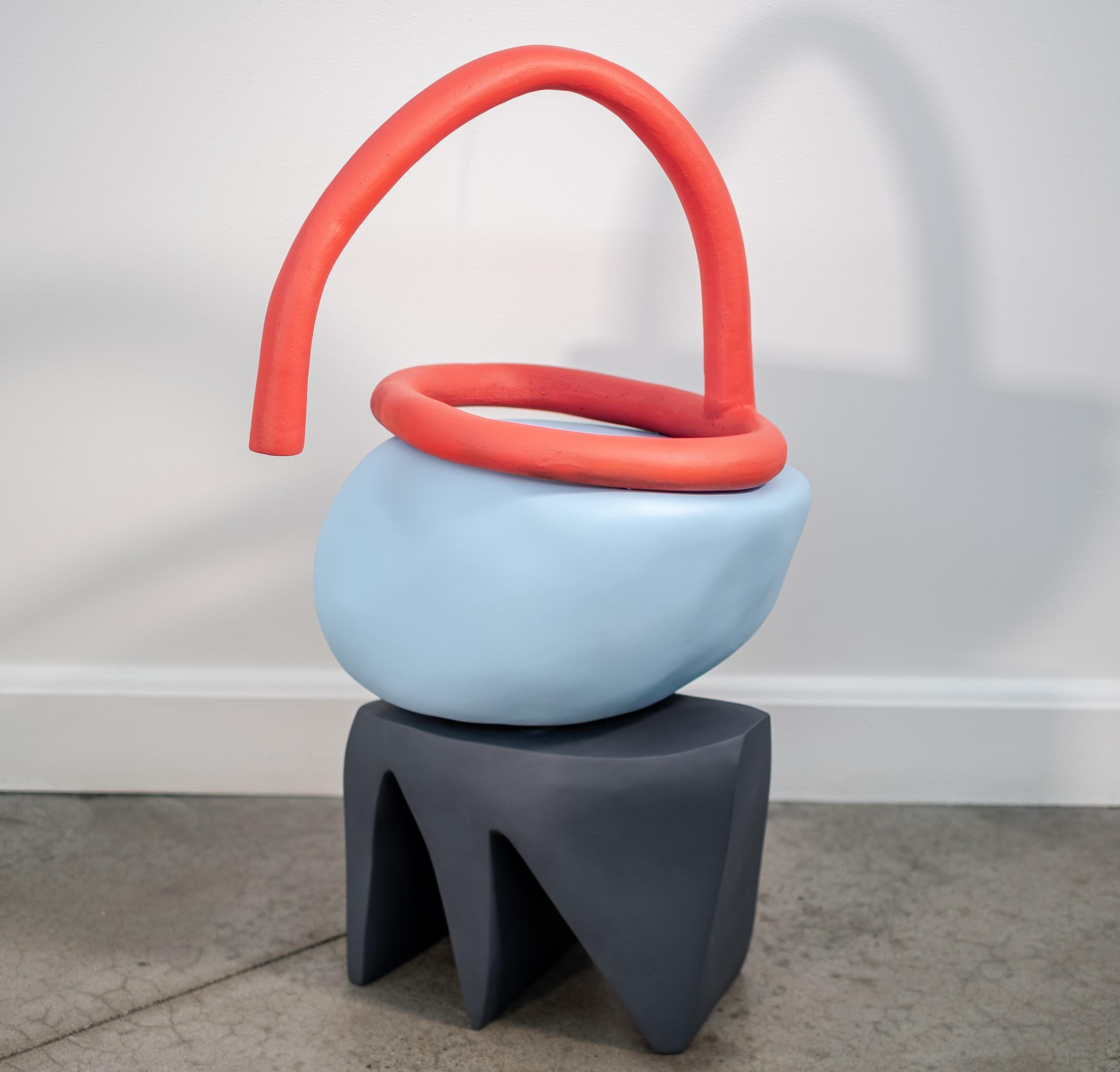 Corps Étrangers (Corpi stranieri) - scultura minimale, moderna, in ceramica e resina in vendita 4
