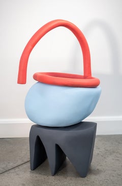 Corps Étrangers (Corpi stranieri) - scultura minimale, moderna, in ceramica e resina