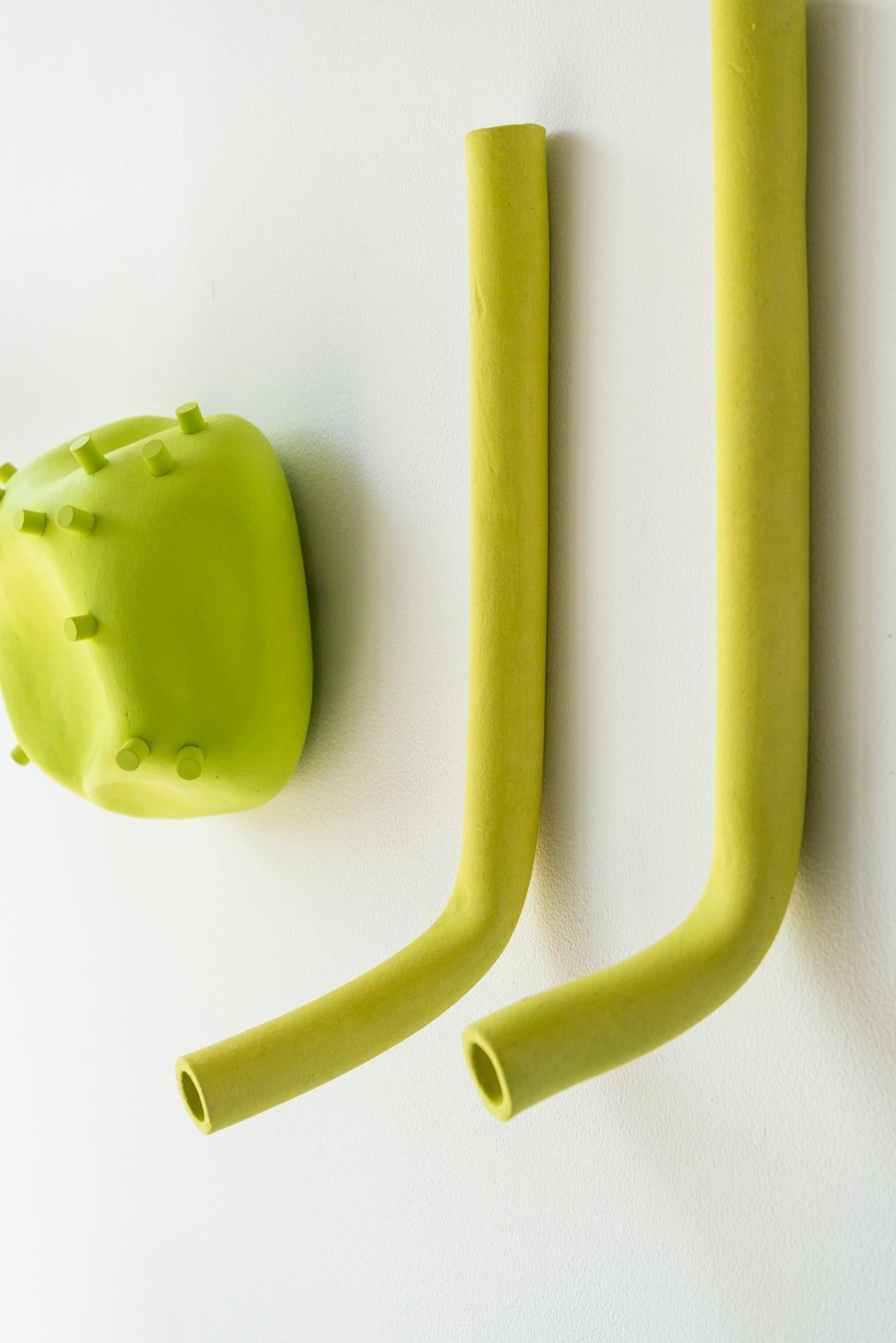 Nature Morte N.M.1 - modern, minimal, contemporary, ceramic, wall sculpture For Sale 2