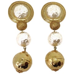 Marie-Victoire KRAMER Earrings Retro 1980s