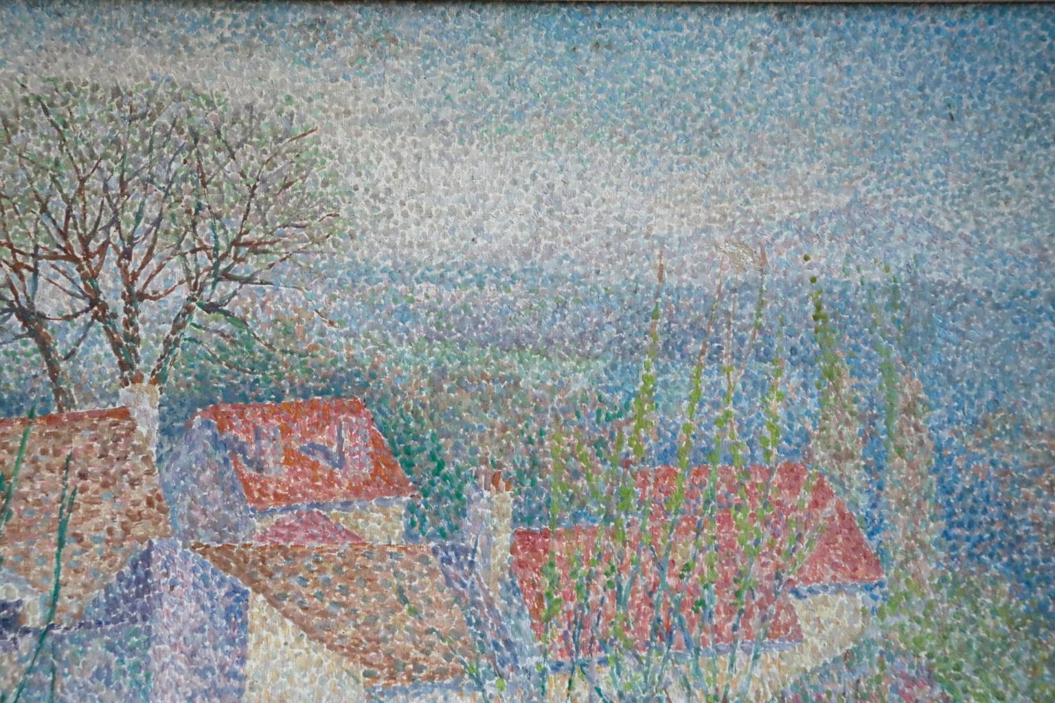 Vue de Saint-Leu-la-Forêt - 20th Century Landscape Oil - Marie Vorobieff Marevna 1