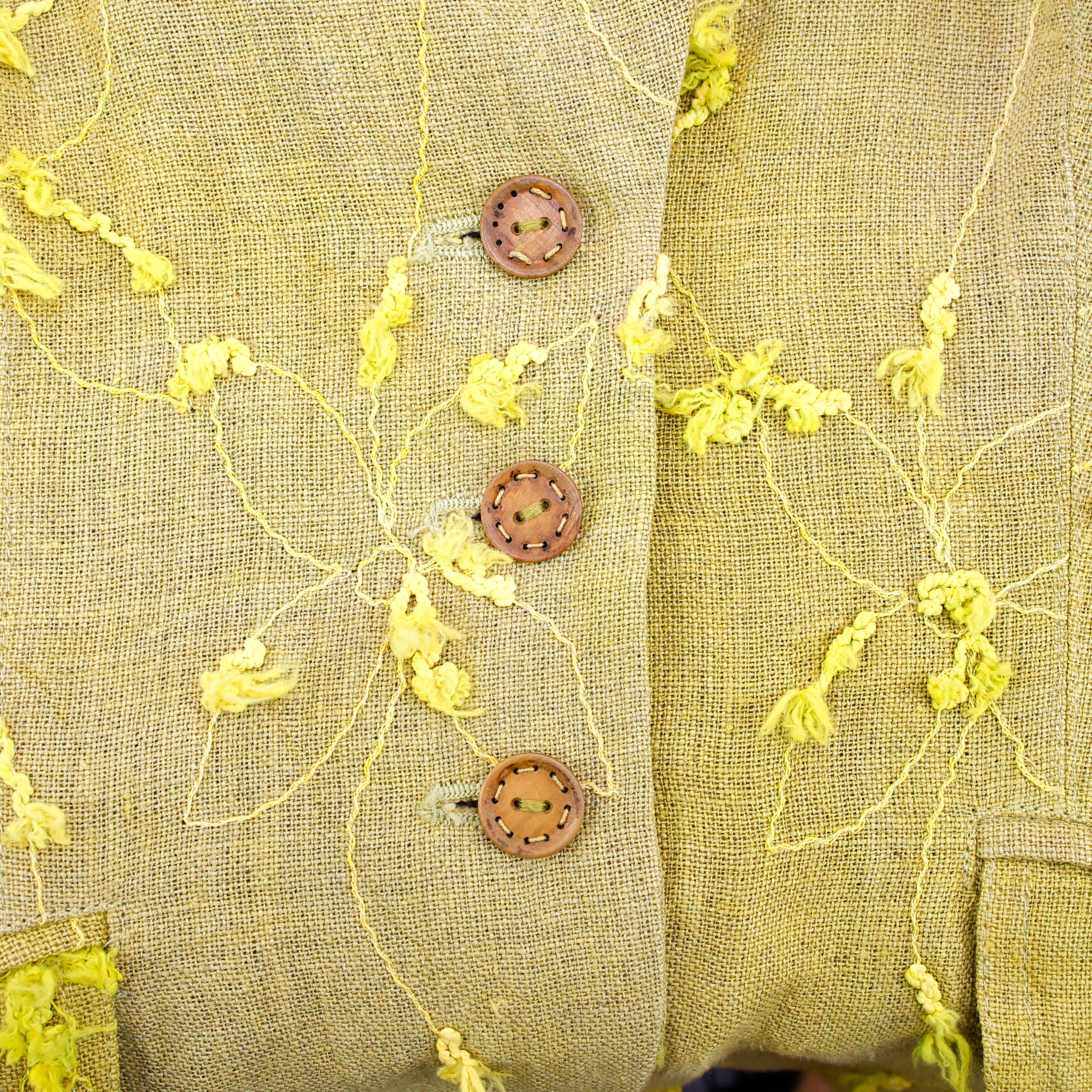 Mariella Burani Embroidery Jacket For Sale 3