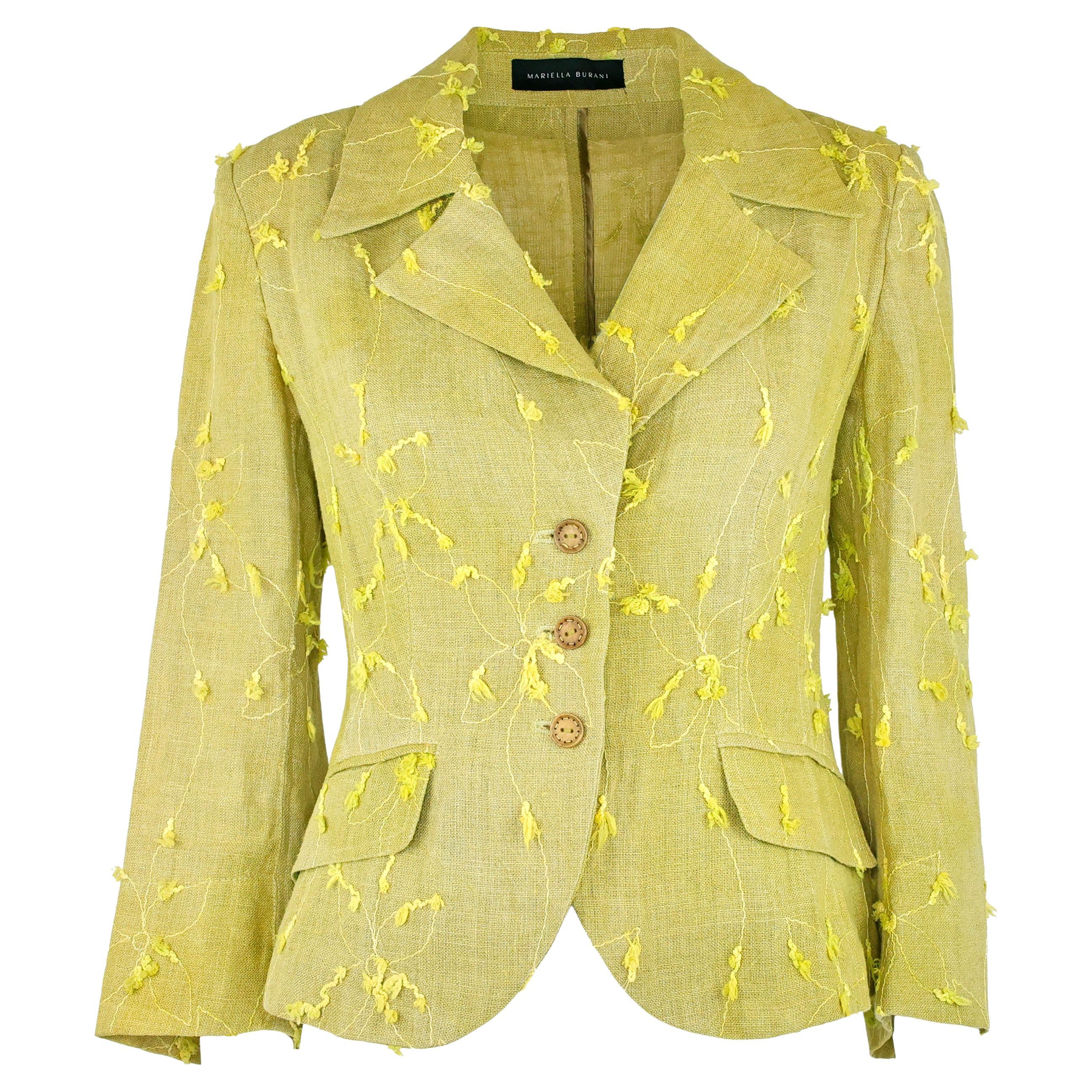 Mariella Burani Embroidery Jacket For Sale