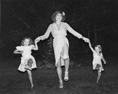 Vicky West Dancing the Cancan with My Daughters, Cori and Julia