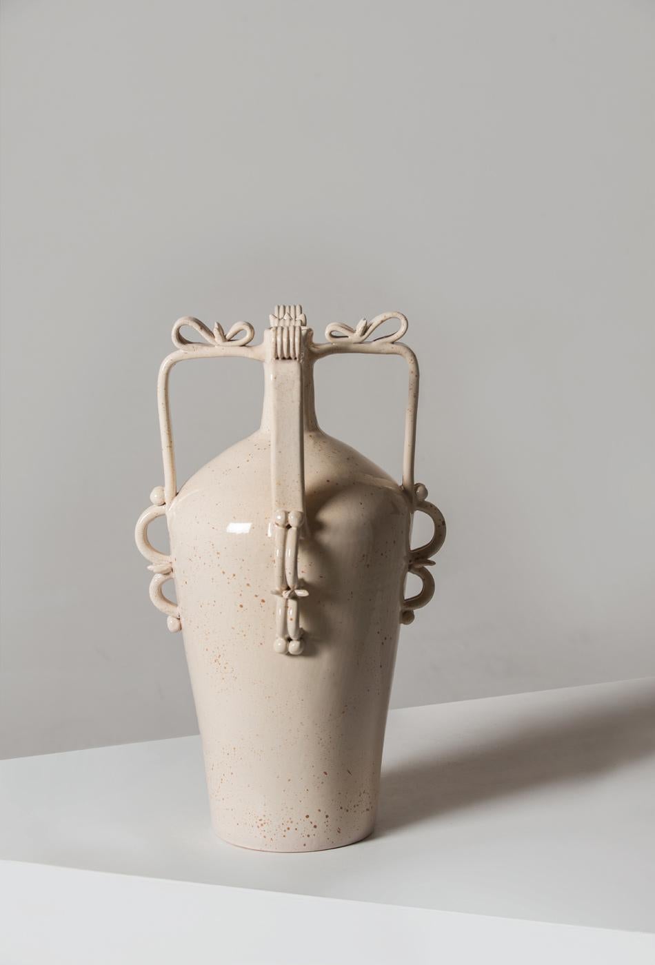 Italian Mariga Vase, a Contemporary Reinterpretation of Sardinian Nuptial Vase For Sale