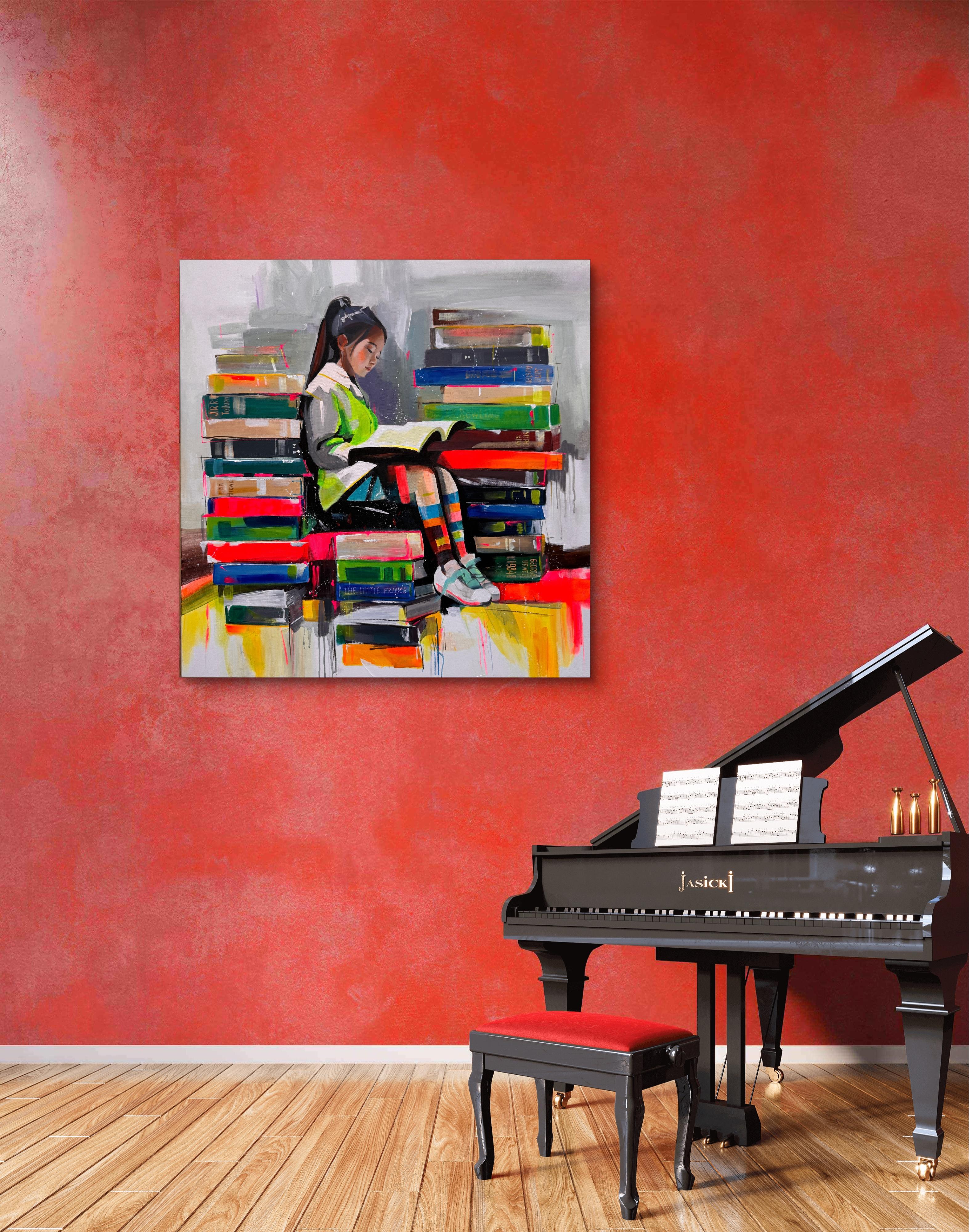 Buchische Magie (Pop-Art), Painting, von Mariia Kotiuzhynska 